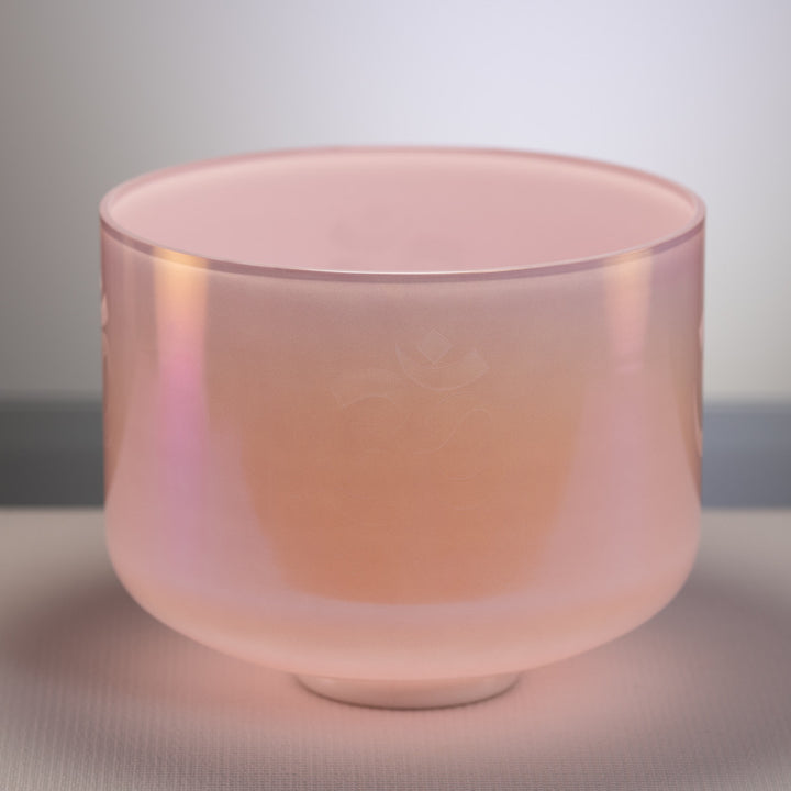 11" A-39 Goddess Glow Crystal Singing Bowl