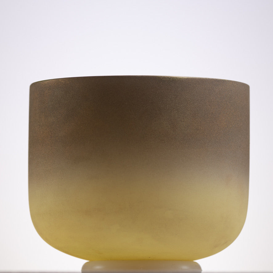 7.75" G+24 Golden Healer Frosted Singing Bowl