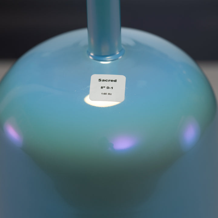 8" D-1 Radiant Peace Crystal Singing Bowl, Perfect Pitch