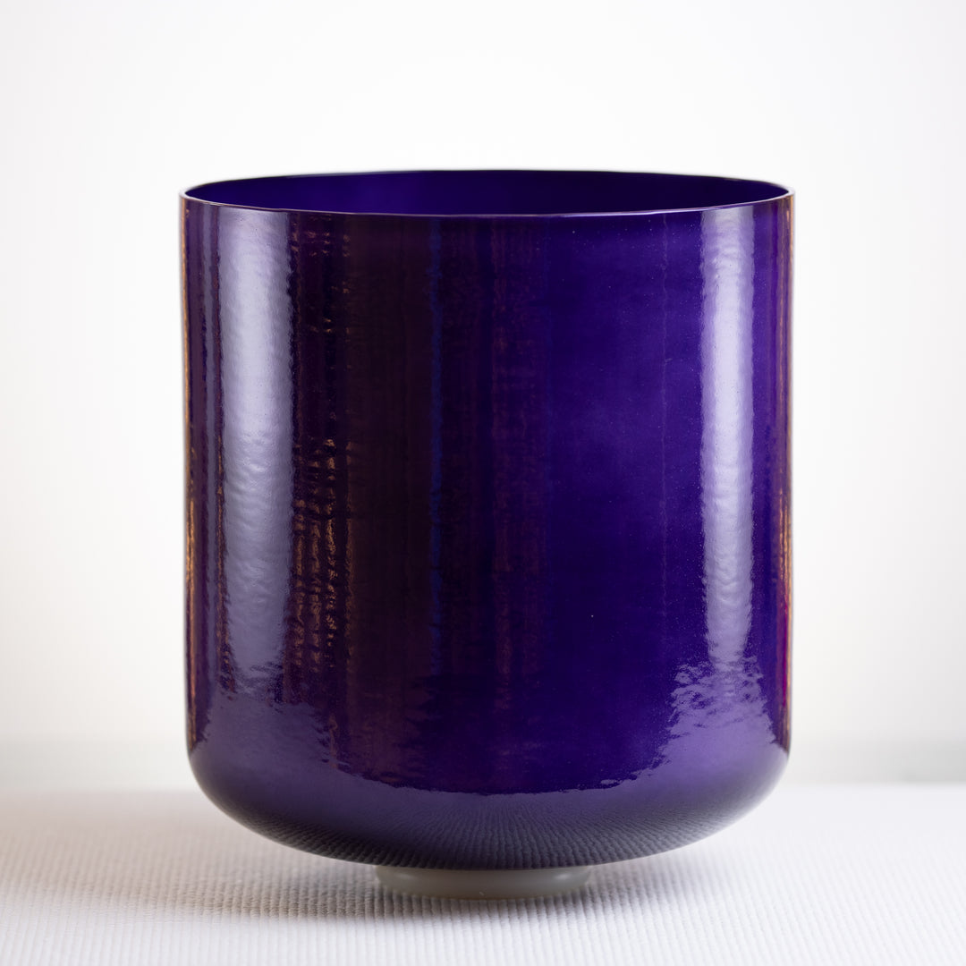 12" C+32 Iris Illumination Crystal Bowl, Tall