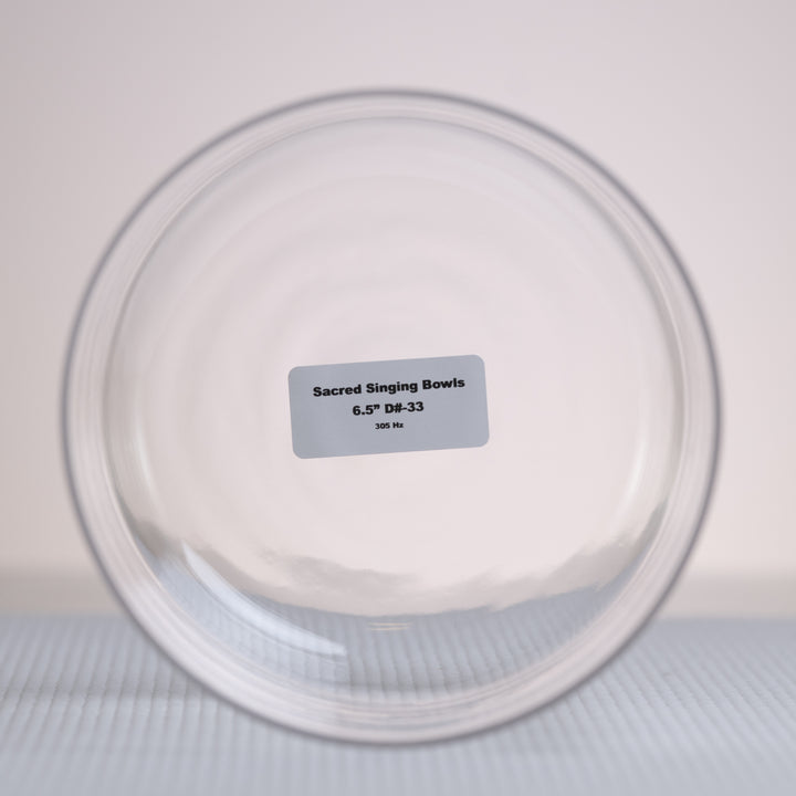 6.5" Crystal Singing Bowls