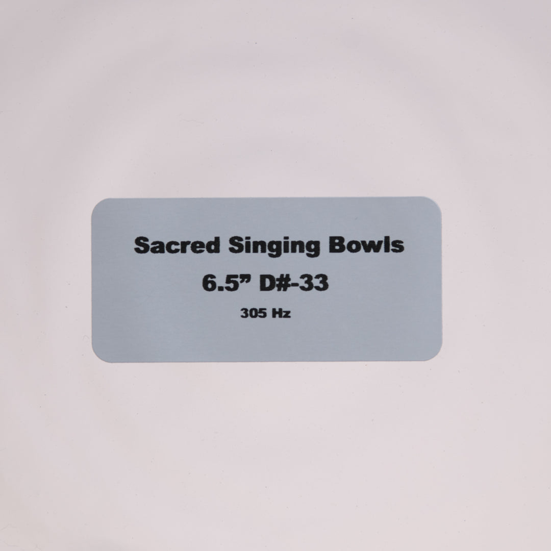 Sacred Singing Bowls Product Label
