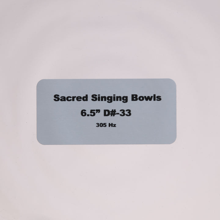 Sacred Singing Bowls Product Label