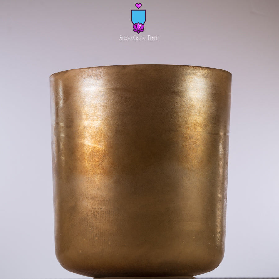 9" C#+50 Grandfather SuperTall Crystal Singing Bowl
