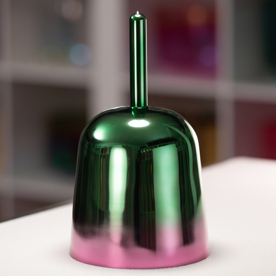 8" C#+0 Divine Heart Crystal Singing Bowl, Handheld