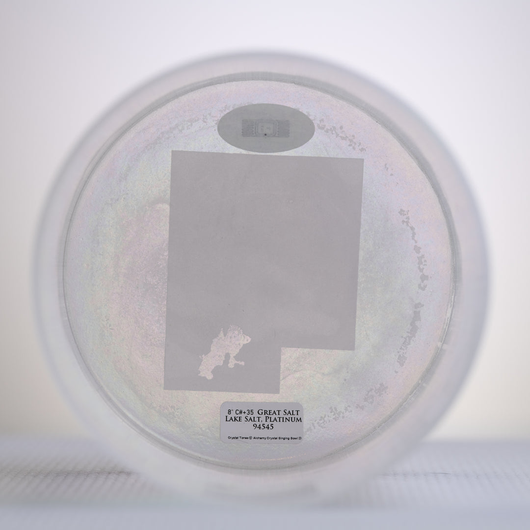 8" C#+35 Great Salt Lake Salt & Platinum, Crystal Tones™
