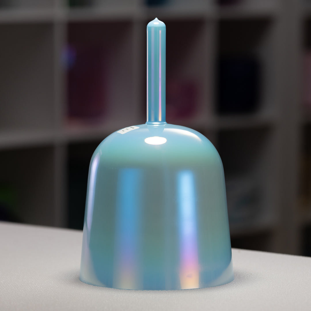 8" D-1 Radiant Peace Crystal Singing Bowl, Perfect Pitch