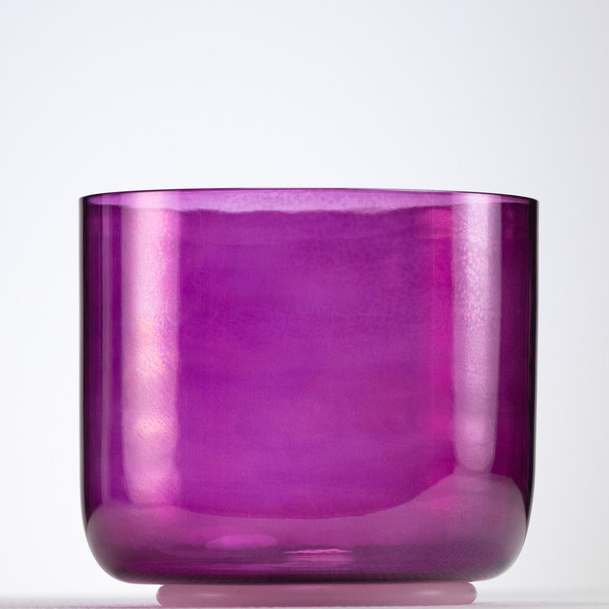 7.25" D+42 Healing Violet Flame Crystal Singing Bowl