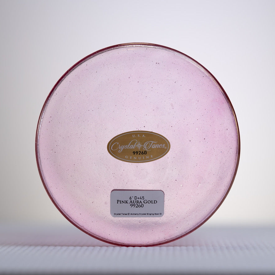 6" D+45 Pink Aura Gold, Crystal Tones™