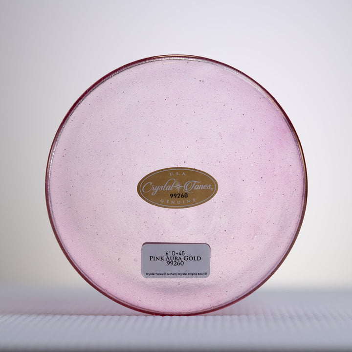 6" D+45 Pink Aura Gold, Crystal Tones™