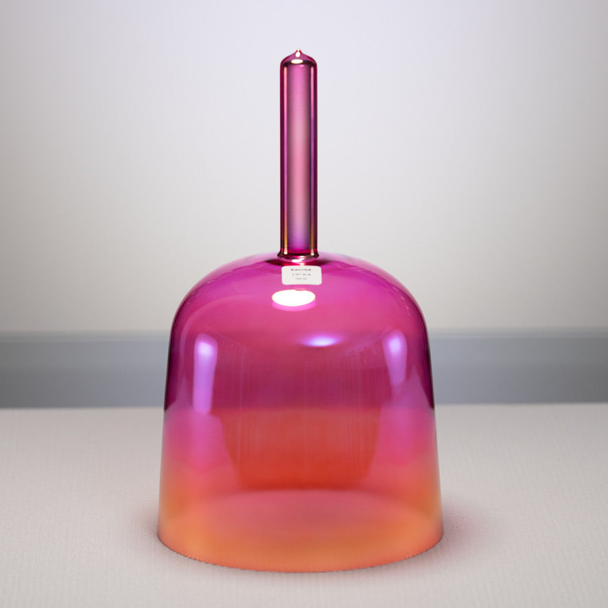 7.5" G-4 Harmonic Sunrise Crystal Singing Bowl, Handheld