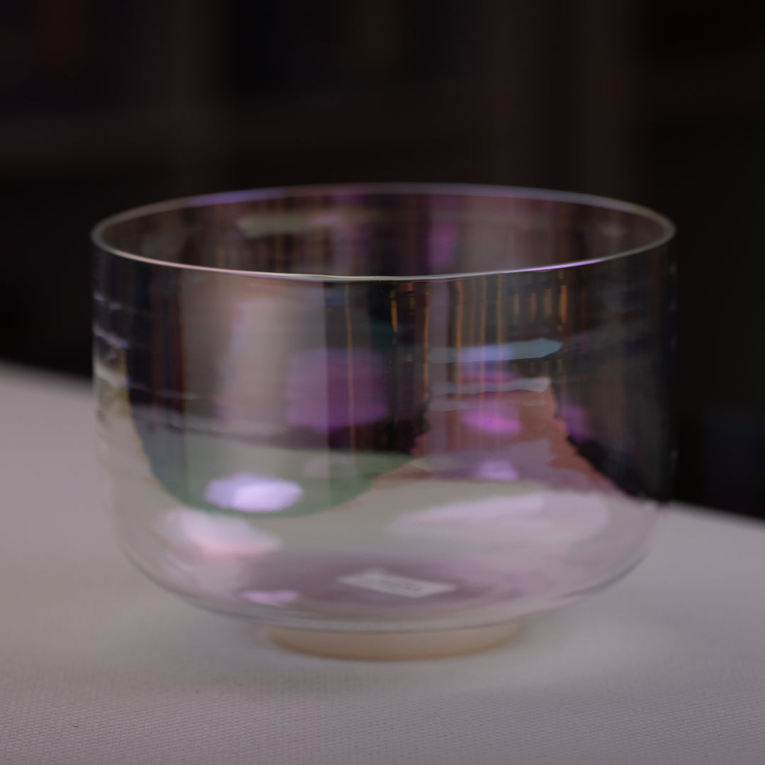 9.75" B+19 Prismatic Crystal Singing Bowl
