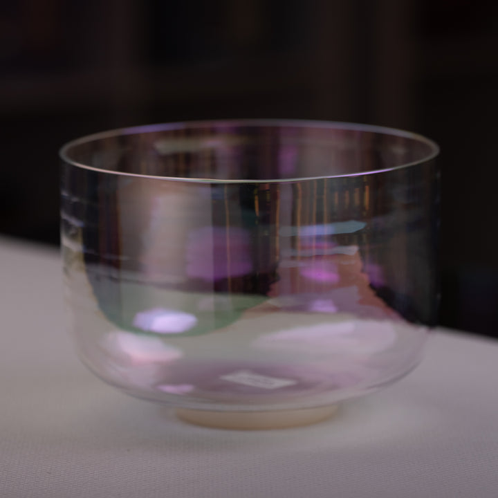 9.75" B+19 Prismatic Crystal Singing Bowl