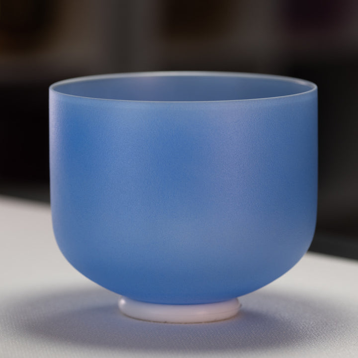 9" D-30 Father Sky Frosted Crystal Singing Bowl