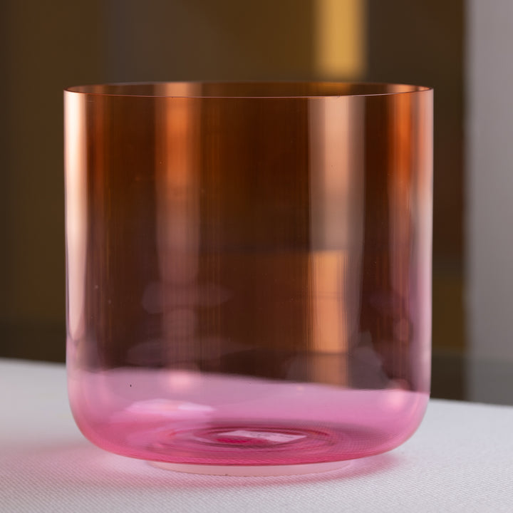 9" E-43 Harmonic Sunrise Crystal Bowl