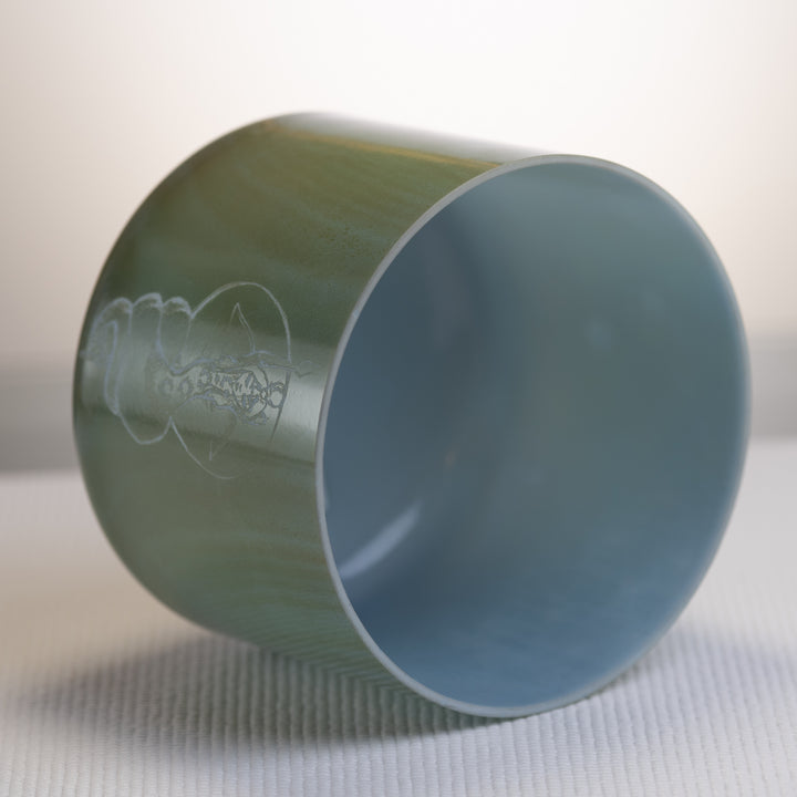 8" D#-50 Etched Mount Shasta Serpentine, Crystal Tones™