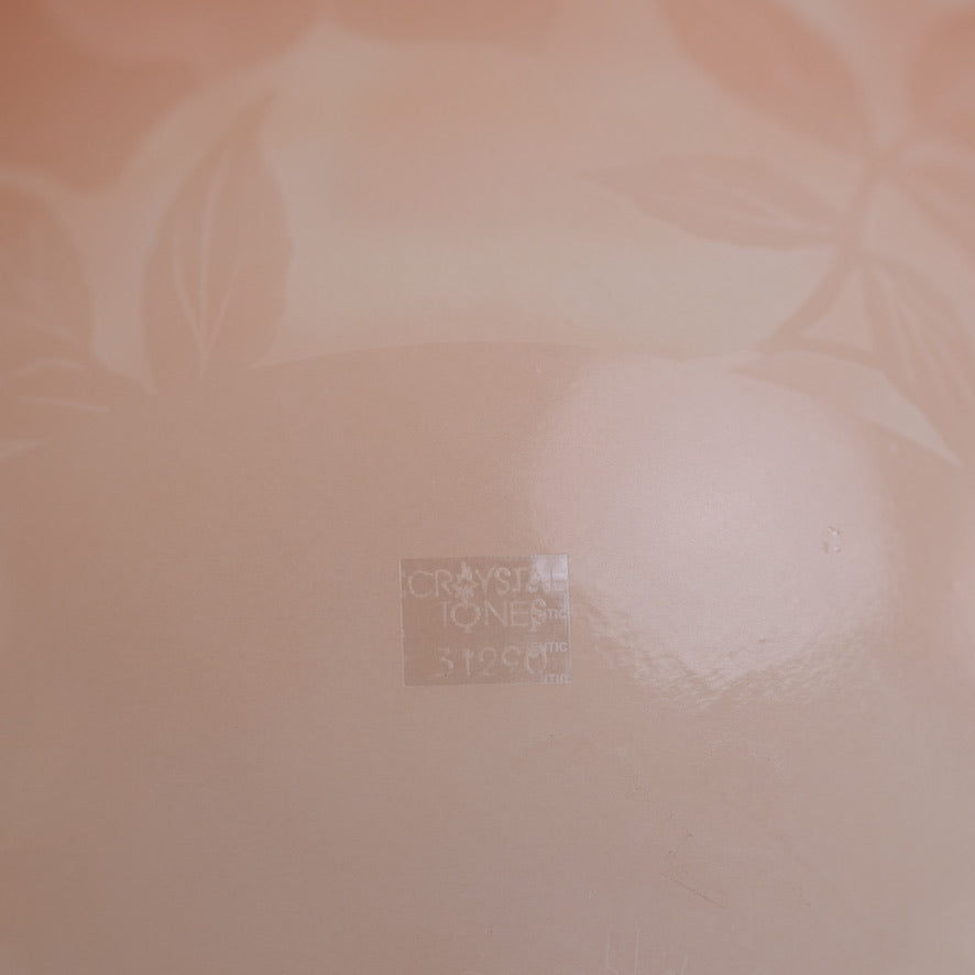 7" D#+10 Sunstone etched with Roses, Crystal Tones™