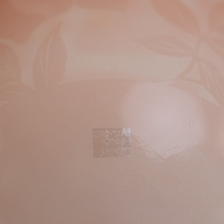7" D#+10 Sunstone etched with Roses, Crystal Tones™