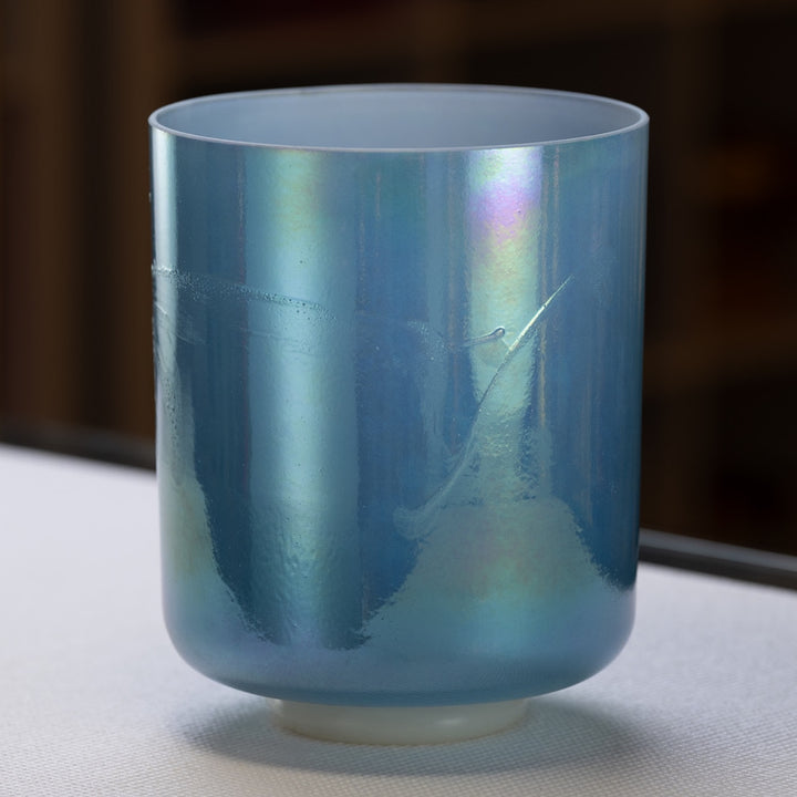 8" A#-15 Azeztulite & Aqua Aura Gold "Morph", Crystal Tones™