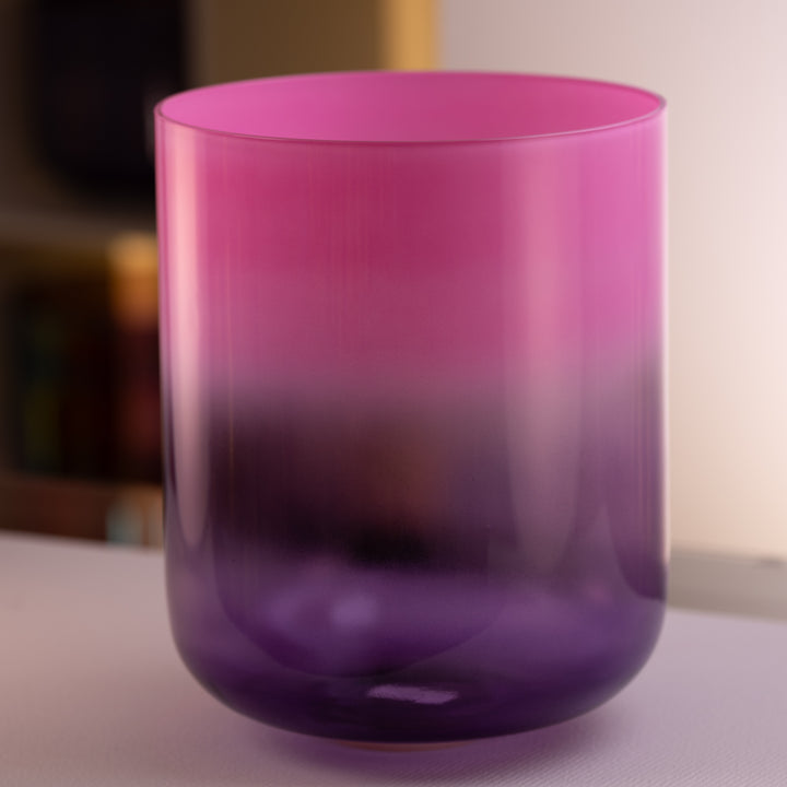 12” E+30 Blossoming Heart Crystal Symphony Bowl, Tall