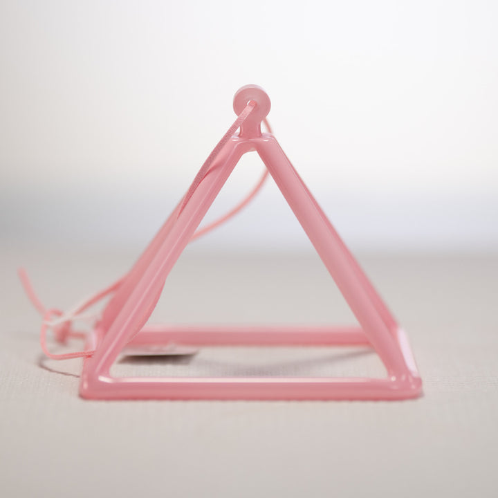 4.75" F#-45 Light Pink Crystal Pyramid