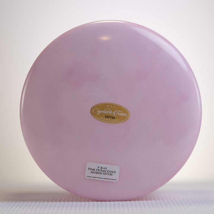 Pink Ocean Gold Morph Alchemy Bowl made by Crystal Tones