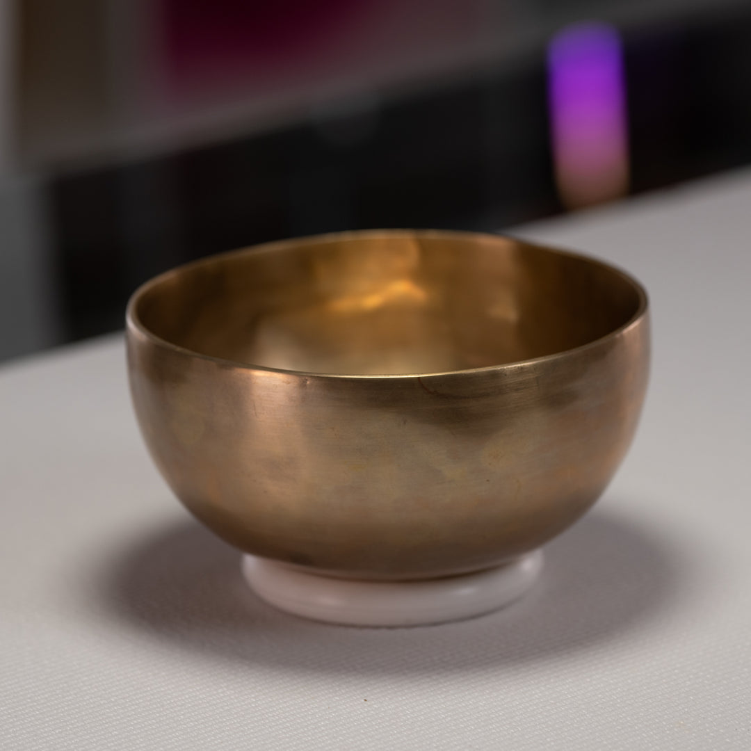 7.25" G+5 Himalayan Singing Bowl, Perfect Pitch