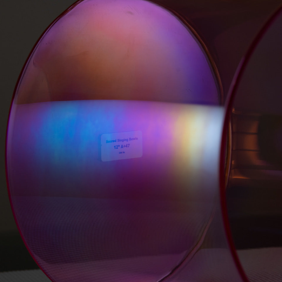 12" A+47 Pink Lotus Sacred Symphony Bowl