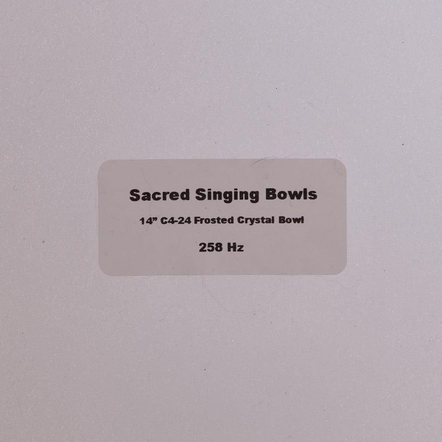 14" C-24 Frosted Bowl