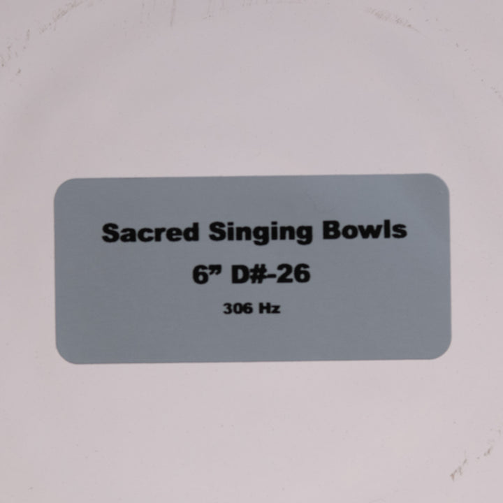 Sacred Singing Bowls Product Label
