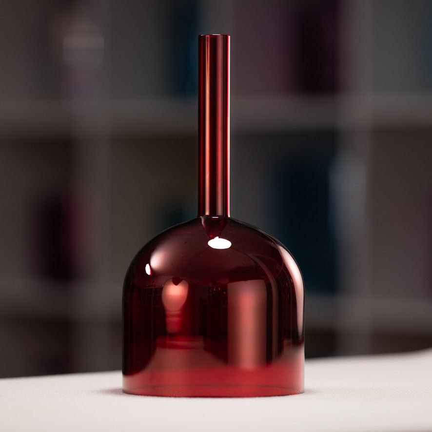 Red singing bowl