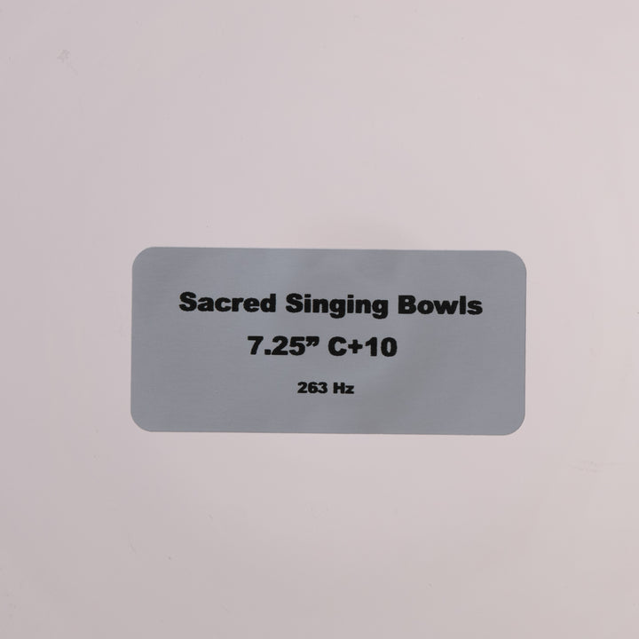 Sacred Singing Bowls: Bowl Label