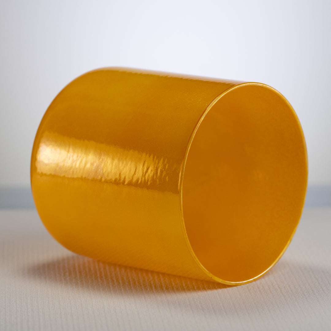 Yellow Crystal Singing Bowl