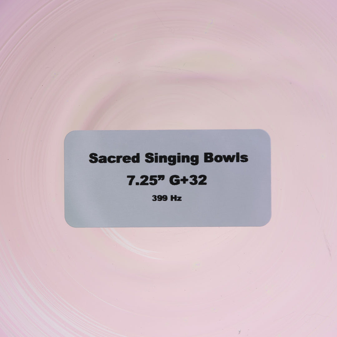 Sacred Singing Bowls Bowl label