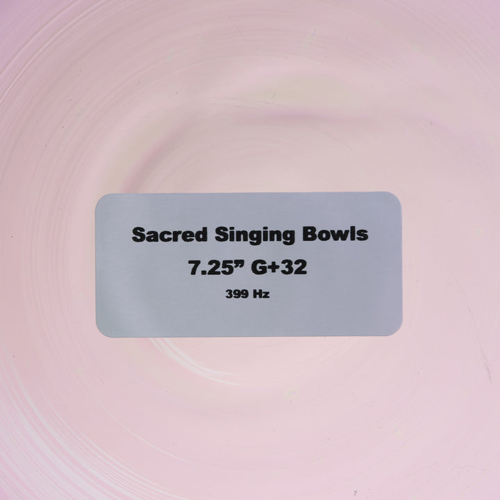Sacred Singing Bowls Bowl label