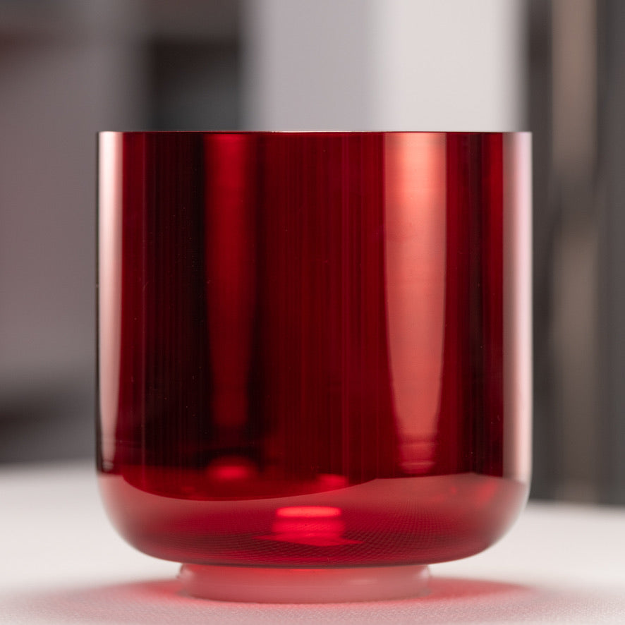 7.5" D+7 Ruby Ray Crystal Singing Bowl, Perfect Pitch from Bowls of Sound