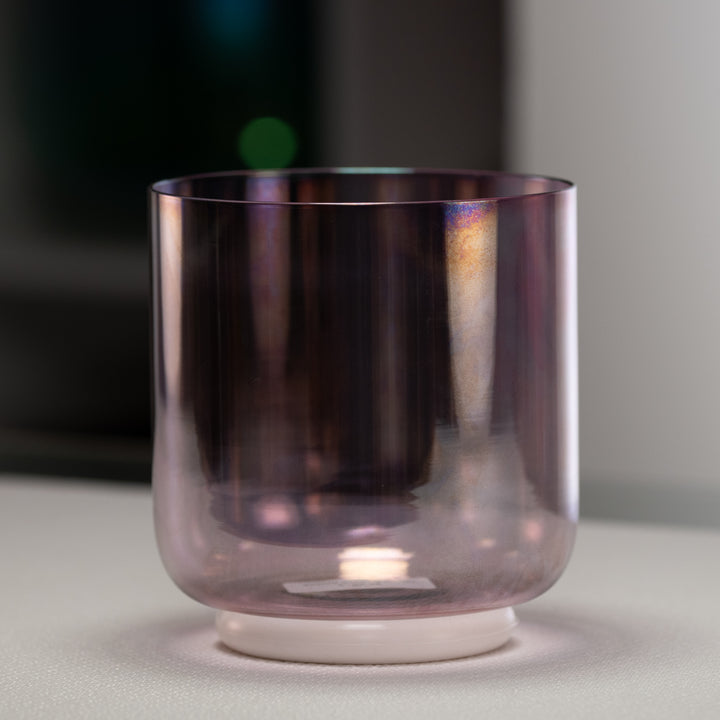 6" D#-46 Solar Violet Crystal Singing Bowl
