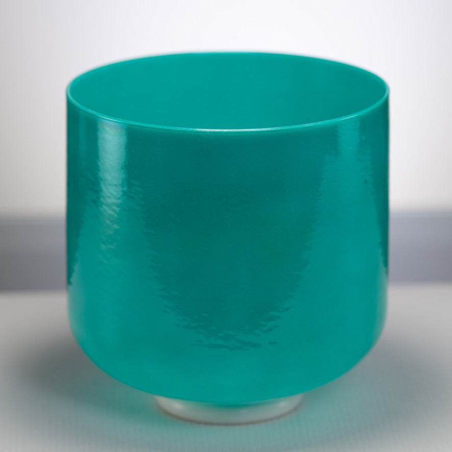 9" G#+37 Turquoise Tide Crystal Singing Bowl