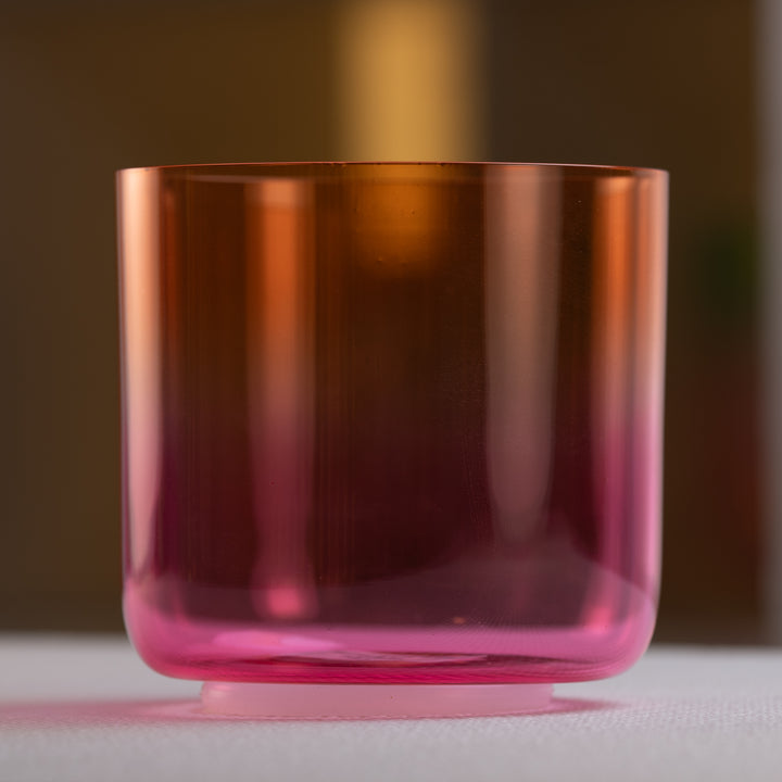 5.5" B-25 Harmonic Sunrise Crystal Singing Bowl