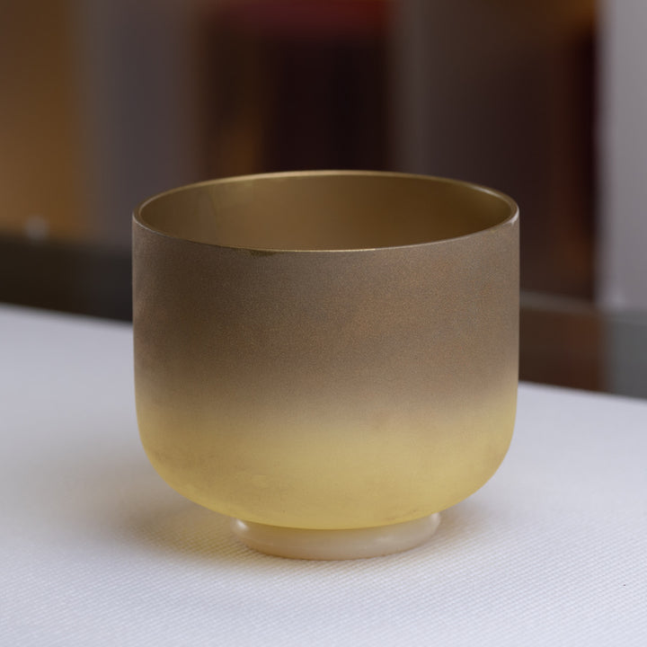 7.75" G+24 Golden Healer Frosted Singing Bowl