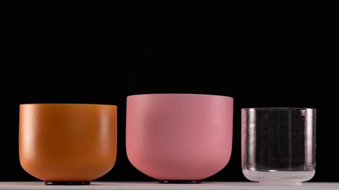 3 Crystal Singing Bowls for Harmonic Sound Journeys