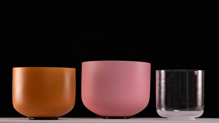 3 Crystal Singing Bowls for Harmonic Sound Journeys