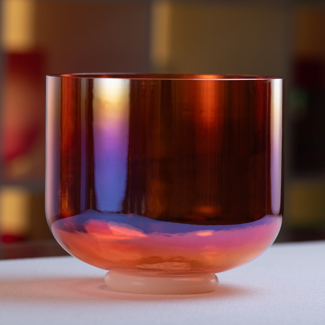 9" A#-18 Topaz Transformation Singing Bowl