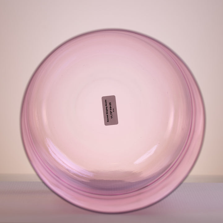 11.75” F#+25 Solar Violet Crystal Symphony Bowl, Tall