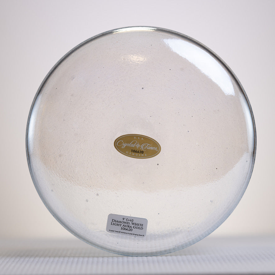 9" C+40 Diamond & White Light Gold, Crystal Tones™