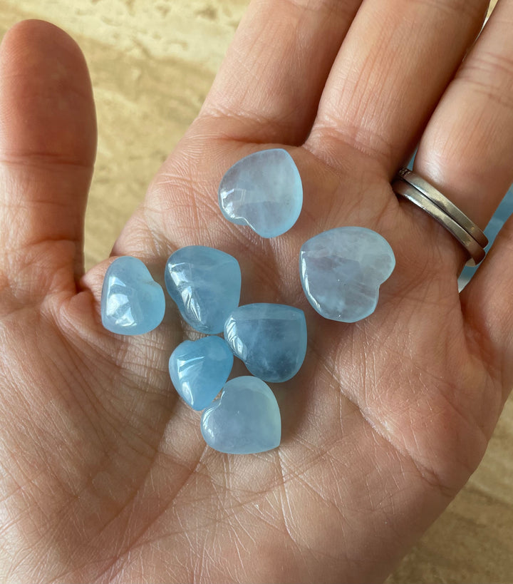 Aquamarine Tiny Heart