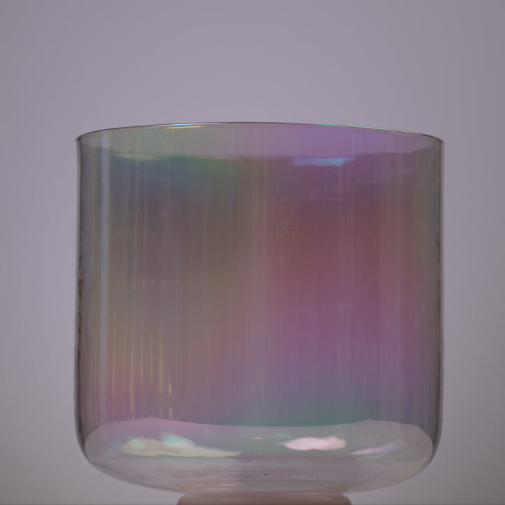 9" F#-2 Prismatic Crystal Singing Bowl
