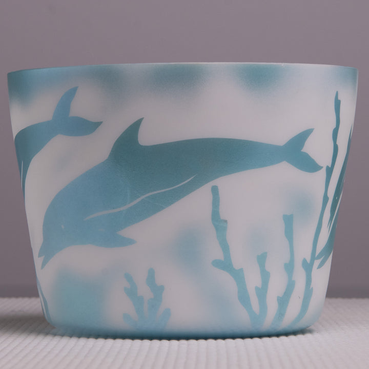 7" A#-50 Dolphin etched Ocean Gold, Crystal Tones™