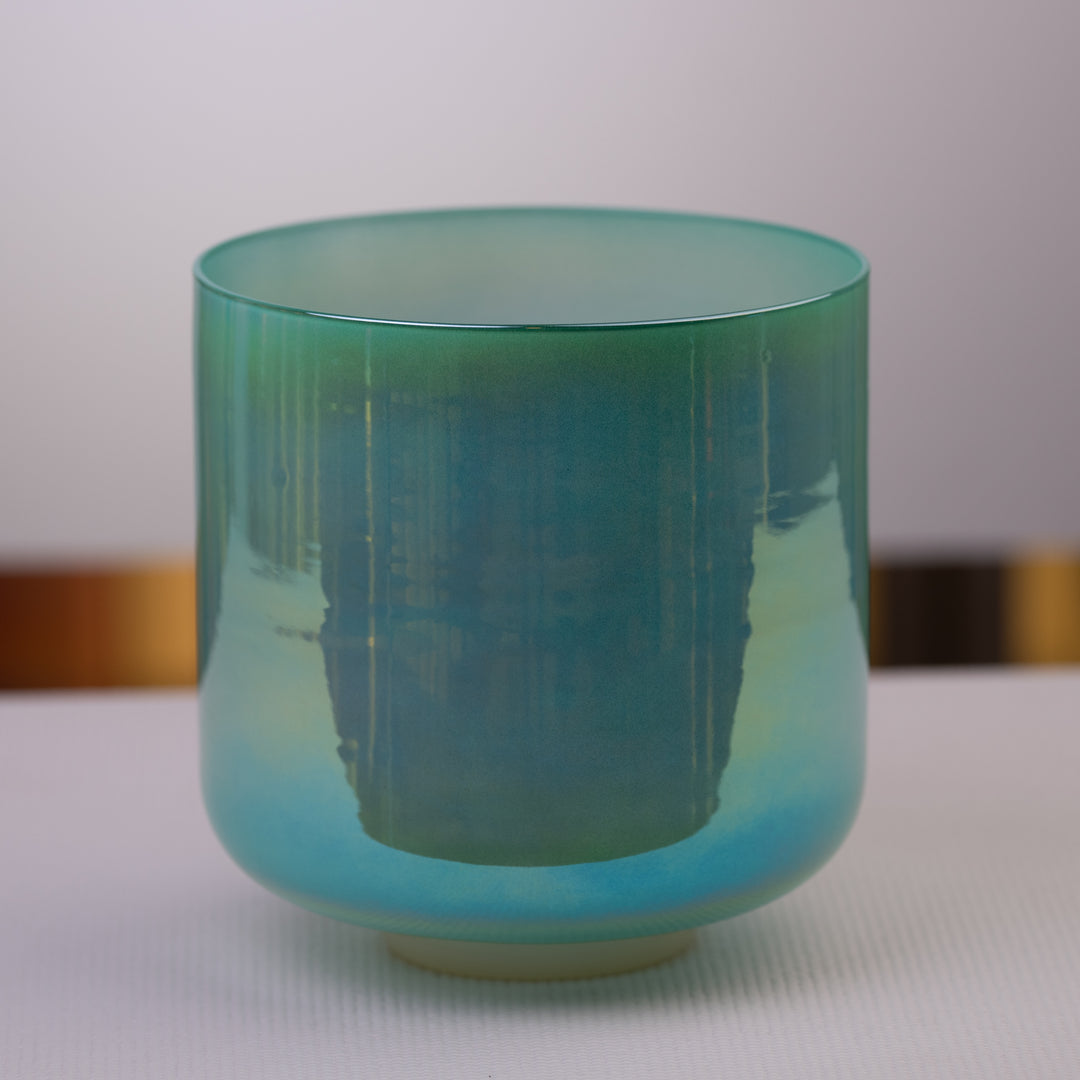 9.25" F+45 Serene Sea Crystal Singing Bowl