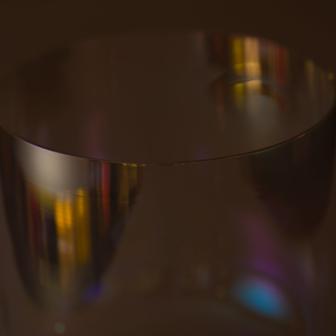 8" G-14 Prismatic Crystal Singing Bowl